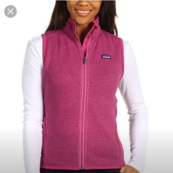 Patagonia Jackets & Blazers - Patagonia women's pink better sweater vest size XL